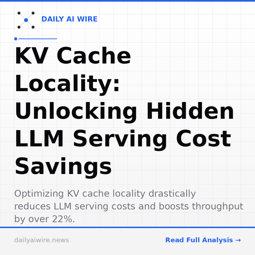 KV Cache Locality: Unlocking Hidden LLM Serving Cost Savings