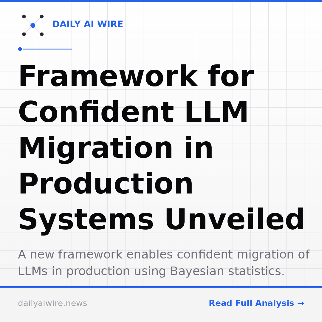 Framework for Confident LLM Migration in Production Systems Unveiled