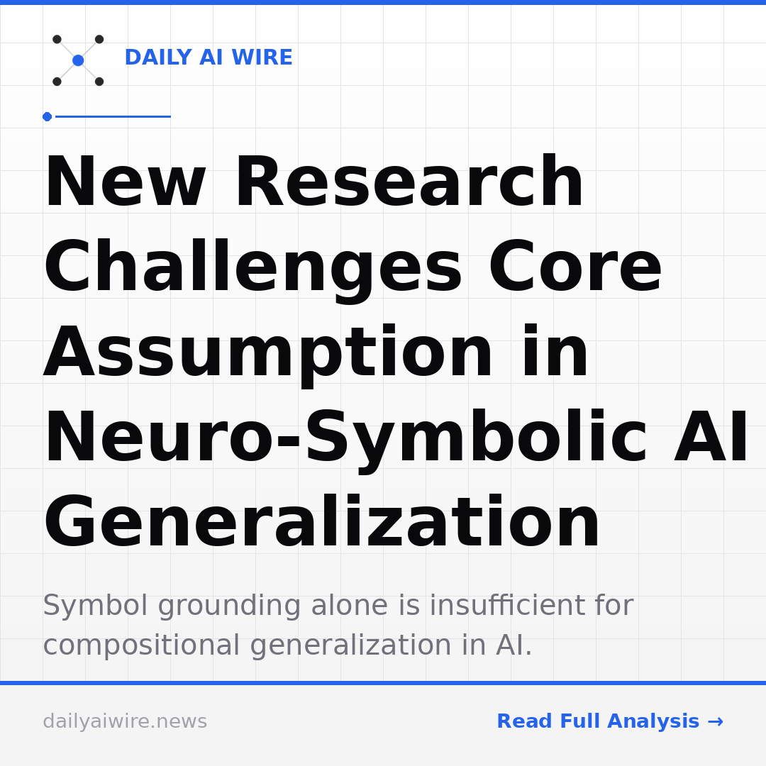 New Research Challenges Core Assumption in Neuro-Symbolic AI Generalization
